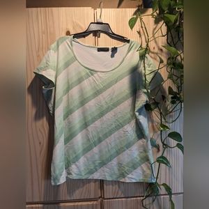 Cool green stripe shirt